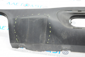 Губа заднего бампера Mini Cooper F56 3d 14-19 дорест, структура, прижата, царапины