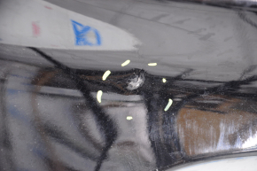 Бампер передний голый Infiniti QX50 19- под парктроники, черный, примят, сломано крепление