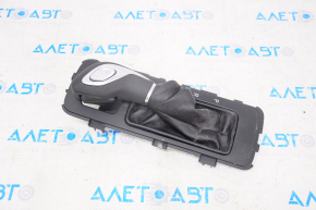 Ручка КПП с накладкой шифтера Ford Escape MK3 17-19 Sport резина черная