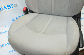 Водительское сидение Hyundai Sonata 15-17 без airbag, механич, тряпка серая, под химчистку