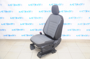 Сидіння водія Ford Escape MK3 13-19 без airbag, механічне, ганчірка, чорно-сірий