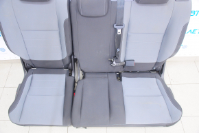 Задний ряд сидений 2 ряд Ford Escape MK3 13-19 тряпка черно-серое