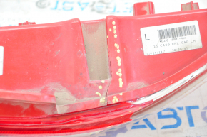 Ліхтар заднього бампера лев Lincoln MKC 15- розбите скло, зламаний корпус