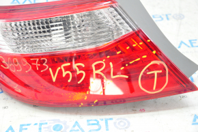 Фонарь внешний крыло левый Toyota Camry v55 15-17 usa трещина на стекле