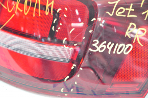 Фонарь внешний крыло правый VW Jetta 15-18 USA сколы по кромке, царапины