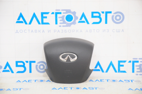 Подушка безопасности airbag в руль водительская Infiniti Q50 14-15 черная