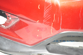 Бампер передній голий Nissan Rogue 14-16 червоний, подряпина