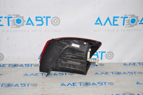 Ліхтар зовнішній крило лівий VW Jetta 16-18 USA галоген темний, розбите скло