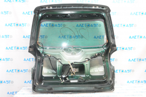 Дверь багажника голая со стеклом Fiat 500L 14- под камеру зеленый PGQ, замят угол