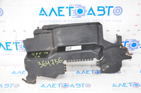 Дефлектор радиатора левый Infiniti Q50 14-18 3.7, 3.5 сломано крепление, надлом