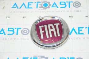 Эмблема значок двери багажника Fiat 500L 14- полез хром, воздух