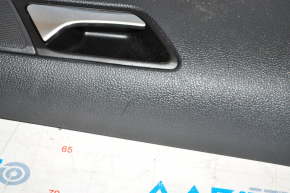 Обшивка двери карточка задняя правая VW Jetta 11-18 USA черн, царапина, нет накладки