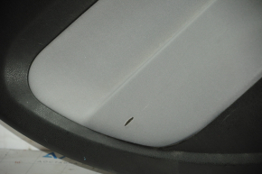 Обшивка дверей картка зад лев Fiat 500L 14- чорна з сірою вставкою ганчірка, проріз, подряпини