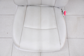 Пасажирське сидіння Infiniti Q50 14-16 з airbag, електро, шкіра, сіре, під хімчистку