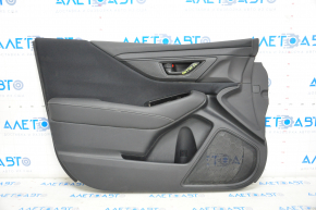 Обшивка двери карточка передняя левая Subaru Outback 20- тряпка черн