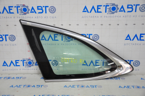 Форточка глухое стекло задняя левая Subaru Outback 20- зеленое, с хром молдингом