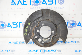 Кожух тормозного диска задний левый Infiniti Q50 14- без механизма стояночного тормоза