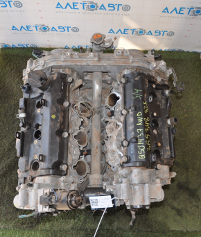 Двигатель Infiniti Q50 14-15 3.7 VQ37VHR AWD 82к топляк, эмульсия, на запчасти