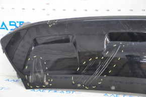 Накладка губы переднего бампера Ford Escape MK3 17-19 рест, черн, царапины, прижата