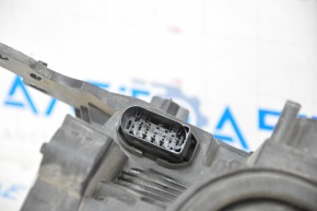 Фара передня ліва в зборі Ford Escape MK3 17-19 рест, галоген+led, темна, поліз лак