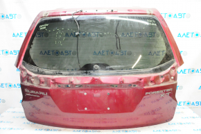 Дверь багажника голая со стеклом Subaru Forester 14-18 SJ, царапины на стекле