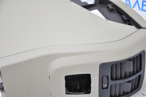 Консоль центральна підлокітник Ford C-max MK2 13-18 бежева шкіра подряпини
