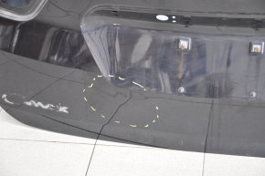 Дверь багажника голая со стеклом Ford C-max MK2 13-18 черный UH вмятины