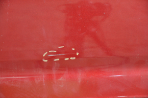 Бампер задний голый Hyundai Sonata 15-17 usa красный вмятины, царапины