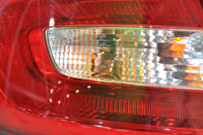 Фонарь внешний крыло левый Hyundai Sonata 15-17 лампа, под полировку