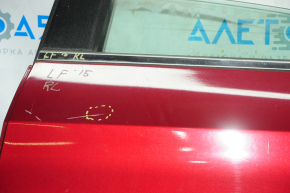 Дверь в сборе задняя левая Hyundai Sonata 15-19 красный TR, тычки