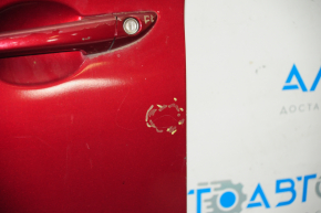 Дверь в сборе передняя левая Hyundai Sonata 15-19 красный TR, тычка