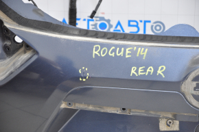 Дверь багажника голая Nissan Rogue 14-16 синий RBG тычка, трещины