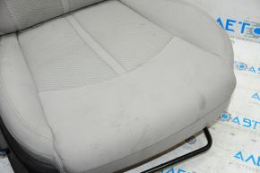 Пассажирское сидение Hyundai Sonata 15-17 без airbag, механич, тряпка серое, под химчистку