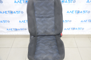 Пассажирское сидение Nissan Rogue 14-20 без airbag, механическое, тряпка черное