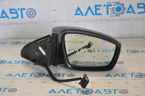 Зеркало боковое правое VW Jetta 11-18 5 пинов, структура