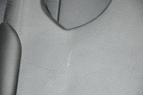 Обшивка дверей картка перед лев VW Jetta 11-18 USA чорн з чорною вставкою пластик, підлокітник шкіра, молдинг сірий глянець, подряпини