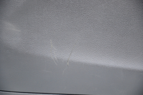 Обшивка двери карточка передняя левая Dodge Challenger 15-19 рест, кожа, черная, ALPINE, царапины