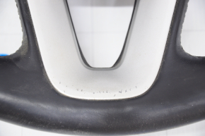 Кермо голий Dodge Challenger 15- шкіра, чорний, з підігрівом, потертий, тріщини на шкірі