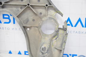 Защита двигателя задняя Toyota Highlander 14-19 нет фрагмента, трещины
