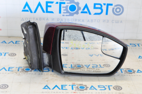 Зеркало боковое правое Ford Focus mk3 11-14 дорест usa красное, 7 пинов, поворотник, тычки