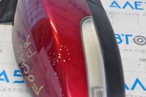 Зеркало боковое правое Ford Focus mk3 11-14 дорест usa красное, 7 пинов, поворотник, тычки