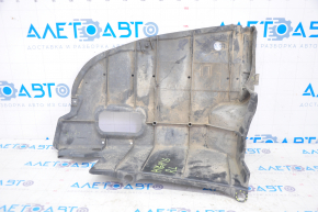 Защита заднего бампера левая Toyota Highlander 14-19 сломаны крепления, примята