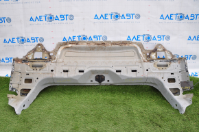 Задня панель Dodge Dart 13-16 комплект 4 частини, біла, надрив