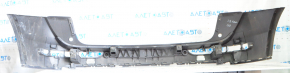 Бампер задний голый Audi Q5 8R 09-17 2 трубы, без парктр, синий, трещины, тычки, потертый, сломаные крепления