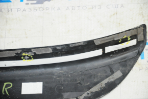 Накладка порога зовнішній зад прав Audi Q5 8R 09-17 чорний з хромом, злом кріп