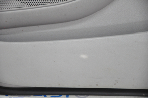 Обшивка двери карточка передняя правая Toyota Camry v40 серая, велюр, побелел пластик