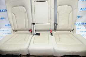 Задний ряд сидений 2 ряд Audi Q5 8R 09-17 кожа беж, тычки, без двух заглушек