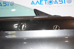 Двері в зборі перед правами Ford Mustang mk6 15- графіт J7, обрізана проводка, вм'ятини