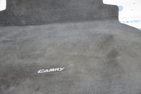 Коврик багажника Toyota Camry v40 тряпка чёрный, под химчистку