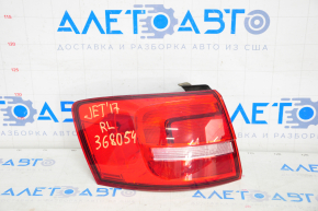 Ліхтар зовнішній крило лівий VW Jetta 15-18 USA галоген, світлий